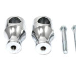 V-Twin Manufacturing Canada - 3  Solid Billet Chrome Riser Set - 26-0597