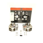 V-Twin Manufacturing Canada - Handlebar Control Switch Housing Kit Chrome - 26-2255