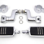 V-Twin Manufacturing Canada - Chrome Streamliner Footpeg Kit - 27-0485