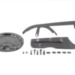 V-Twin Manufacturing Canada - Chrome Belt Guard and Pulley Cover Kit - 27-0542