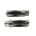 V-Twin Manufacturing Canada - Chrome Diamond Style Footpeg Set - 27-0554