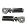 V-Twin Manufacturing Canada - Chrome Railer Style Footpeg Set - 27-0587