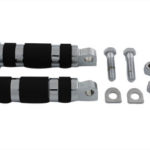 V-Twin Manufacturing Canada - Chrome Magna Ring Style Passenger Footpeg Set - 27-0615