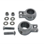 V-Twin Manufacturing Canada - Chrome Footpeg Mount Clamp Set - 27-0892
