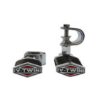 V-Twin Manufacturing Canada - O-Ring Style Footpeg Set Flat Diamond Shape - 27-0896