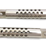 V-Twin Manufacturing Canada - Billet Shooter Style Footpeg Set Nickel Plated - 27-0899