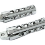 V-Twin Manufacturing Canada - Chrome Concave Style Footpeg Set - 27-0972