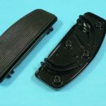 V-Twin Manufacturing Canada - Driver Footboard Set Black 'D' Shape - 27-1000