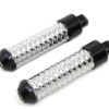 V-Twin Manufacturing Canada - Chrome Bullet Style Footpeg Set with Black Ends - 27-1081 - Image 2