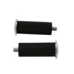 V-Twin Manufacturing Canada - Rear Buddy Seat Footpeg Set Zinc - 27-1676