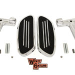 V-Twin Manufacturing Canada - Wyatt Gatling Chrome Passenger Footboard Kit - 27-1739