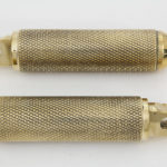 V-Twin Manufacturing Canada - Brass Knurled Footpeg Set - 27-1764