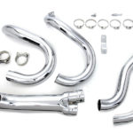 V-Twin Manufacturing Canada - Chrome 2 into 1 Exhaust Header Set - 29-0822