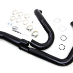 V-Twin Manufacturing Canada - Wyatt Gatling 2 into 1 Exhaust Header Set Black - 29-0933