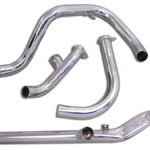 V-Twin Manufacturing Canada - Dual Crossover Chrome Exhaust System - 29-1102