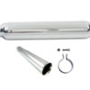 V-Twin Manufacturing Canada - Chrome Muffler With Megaphone Tip - 30-0441