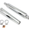 V-Twin Manufacturing Canada - Chrome Muffler with Megaphone Tip - 30-0584 - Image 2