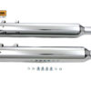 V-Twin Manufacturing Canada - Wyatt Gatling Slash End Cap Muffler Set - 30-0600