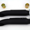 V-Twin Manufacturing Canada - 16  Turn Out Muffler Set Black - 30-0771