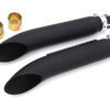 V-Twin Manufacturing Canada - 16  Turn Out Muffler Set Black - 30-0771 - Image 2