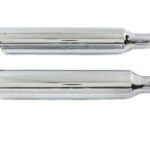 V-Twin Manufacturing Canada - Wyatt Gatling Side Slash Slip-On Muffler Set - 30-0861