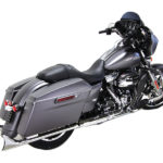 V-Twin Manufacturing Canada - M8 36  Straight Fishtail Exhaust Extension Set Chrome - 30-0958