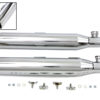 V-Twin Manufacturing Canada - Chrome FXST Slip On Muffler Set - 30-0997