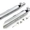 V-Twin Manufacturing Canada - Chrome FXST Slip On Muffler Set - 30-0997 - Image 2