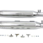 V-Twin Manufacturing Canada - Chrome Slip On Muffler Set - 30-1284
