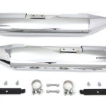 V-Twin Manufacturing Canada - Twin Slash Slip-On Mufflers Monster Oval - 30-1570