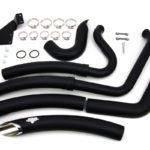 V-Twin Manufacturing Canada - Black Exhaust Drag Pipe Set Big Radius - 30-1597