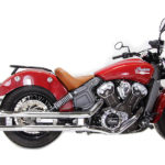 V-Twin Manufacturing Canada - Indian Straight Fishtail Set Chrome - 30-1761