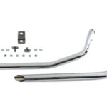 V-Twin Manufacturing Canada - Drag Pipe Set Slash Cut End - 30-3393