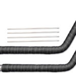 V-Twin Manufacturing Canada - Exhaust Drag Pipe Kit Slash Cut Ends - 30-4049