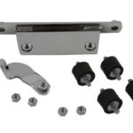 V-Twin Manufacturing Canada - Round Oil Tank Mount Chrome - 31-0221