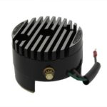 V-Twin Manufacturing Canada - Black 12 Volt Regulator End Cover - 32-7768