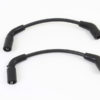 V-Twin Manufacturing Canada - Accel 8mm S/S Spiral Core Ignition Wire Set Black - 32-9194