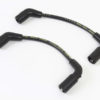 V-Twin Manufacturing Canada - Accel 8mm S/S Spiral Core Ignition Wire Set Black - 32-9194 - Image 2