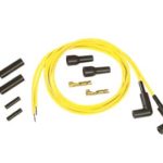 V-Twin Manufacturing Canada - Accel Yellow 5mm Spark Plug Wire Kit - 32-9361