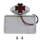 V-Twin Manufacturing Canada - Tail Lamp and License Plate Assembly Maltese Style - 33-0263