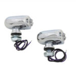 V-Twin Manufacturing Canada - Center Mount LED Purple Marker Lamp Set - 33-0275