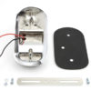 V-Twin Manufacturing Canada - Chrome Tombstone Style Tail Lamp Assembly - 33-0305 - Image 2