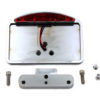 V-Twin Manufacturing Canada - Chrome Slice LED Tail Lamp License Plate Assembly - 33-0392