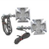 V-Twin Manufacturing Canada - Maltese Red LED Turn Signal Set - 33-0479