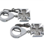 V-Twin Manufacturing Canada - Maltese Amber LED Turn Signal Set - 33-0481