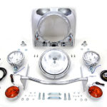V-Twin Manufacturing Canada - Headlamp and Spotlamp Conversion Kit - 33-0540