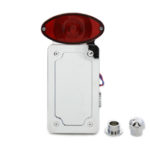 V-Twin Manufacturing Canada - Chrome Cateye Tail Lamp Assembly - 33-0638