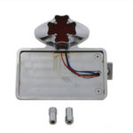 V-Twin Manufacturing Canada - Chrome Horizontal LED Tail Lamp Kit Maltese Style - 33-0768