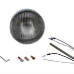 V-Twin Manufacturing Canada - 4-1/2  Billet Spotlamp with Bulb - 33-0776
