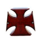 V-Twin Manufacturing Canada - Maltese LED Tail Lamp with Red Lens - 33-0965